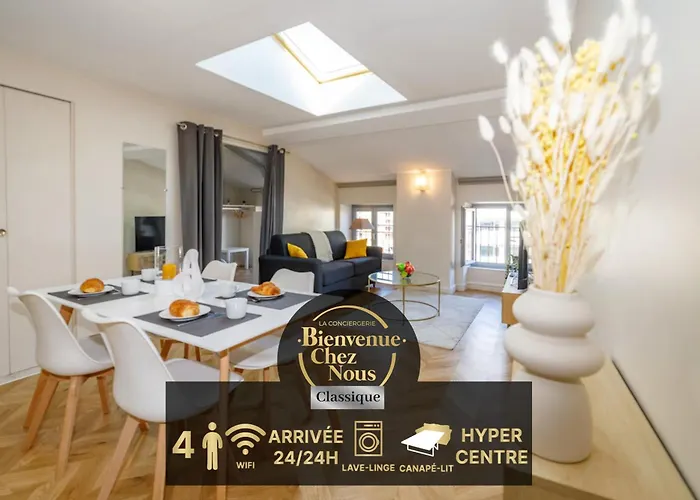 T2 Cozy Proche Du Centre Avec Canape Lit - 51Blatin